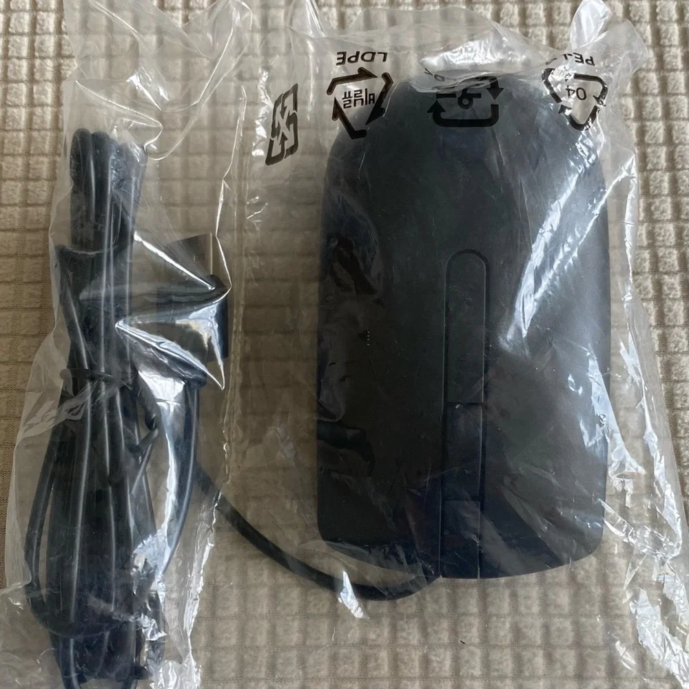 Dell Black Wired Mouse